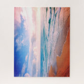 Sonnenuntergang, Familie Puzzle (Vertikal)