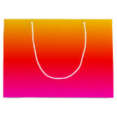 Sonnenuntergang Farbe Geschenktasche - farbenfroh Große Geschenktüte (Vorderseite)