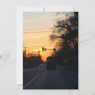 Sonnenuntergang Feiertagskarte