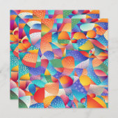 Sonnenuntergang Feiertagskarte (Vorne/Hinten)