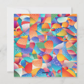 Sonnenuntergang Feiertagskarte (Rückseite)