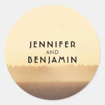 Sonnenuntergang Felder Rustikale Abend Hochzeit