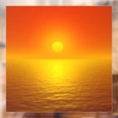 Sonnenuntergang Fensteraufkleber (Blatt 2)