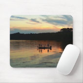 Sonnenuntergang-Fischen Mousepad (Mit Mouse)