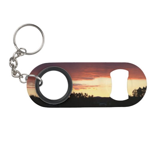 Sonnenuntergang-Flaschen-Öffner Mini Flaschenöffner (Vorderseite (Horizontal))