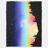 Sonnenuntergang Fleecedecke (Vorderseite)