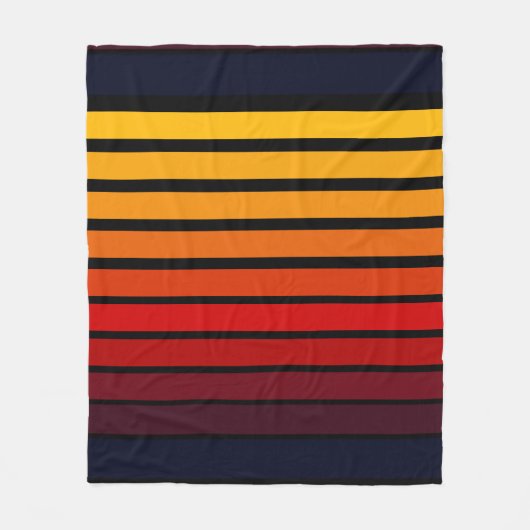 Sonnenuntergang Fleecedecke (Vorderseite)