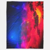 Sonnenuntergang Fleecedecke (Vorderseite)