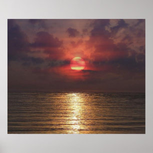 Sonnenuntergang-Florida-Druck Poster