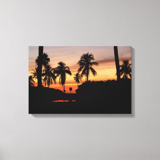 Sonnenuntergang Florida Leinwanddruck (Vorderseite)