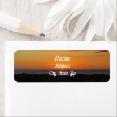 Sonnenuntergang Foto Bright Orange Sky Oberhalb de (Insitu)