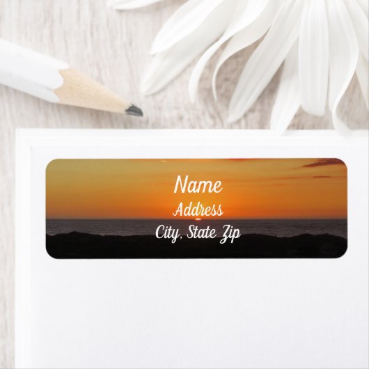 Sonnenuntergang Foto Bright Orange Sky Oberhalb de (Insitu)