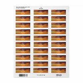 Sonnenuntergang Foto Bright Orange Wolken und Sky (Vorne)