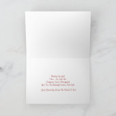 Sonnenuntergang-Foto, das an Sie Karte (Innenseite)