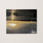 Sonnenuntergang Foto in einem Puzzle (Horizontal)