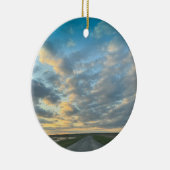 Sonnenuntergang Foto Ornament (Rechts)