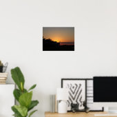 Sonnenuntergang Foto Poster (Heimbüro)