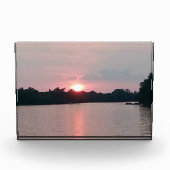 Sonnenuntergang Fotoblock (Vorderseite)