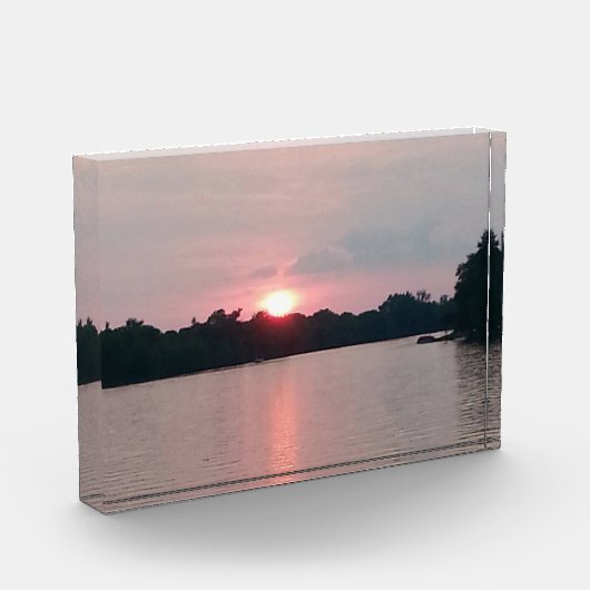 Sonnenuntergang Fotoblock (Links)