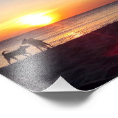 Sonnenuntergang Fotodruck (Ecke)