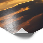 Sonnenuntergang Fotodruck (Ecke)