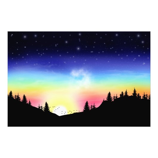 Sonnenuntergang Fotodruck (Vorne)