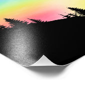 Sonnenuntergang Fotodruck (Ecke)