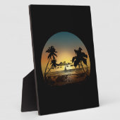 Sonnenuntergang Fotoplatte (Seite)