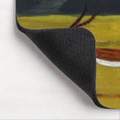 Sonnenuntergang-Gazellentierkunst Mousepad (Ecke)