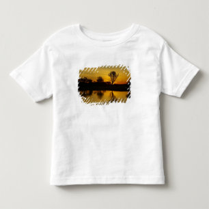Sonnenuntergang, Gelbes Wasser, Billabong Kleinkind T-shirt