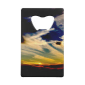 Sonnenuntergang Geldbeutel Flaschenöffner (Rückseite)