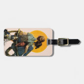 Sonnenuntergang Gepäckanhänger (Vorderseite horizontal)