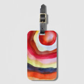 Sonnenuntergang Gepäckanhänger (Vorderseite Vertikal)