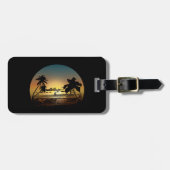 Sonnenuntergang Gepäckanhänger (Vorderseite horizontal)