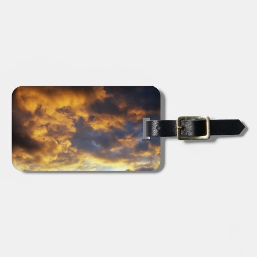 Sonnenuntergang Gepäckanhänger (Vorderseite horizontal)