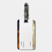 Sonnenuntergang Gepäckanhänger (Rückseite vertikal)