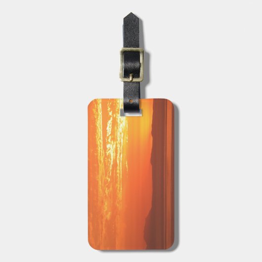 SONNENUNTERGANG GEPÄCKANHÄNGER (Vorderseite vertikal)