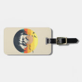 Sonnenuntergang Gepäckanhänger (Vorderseite horizontal)