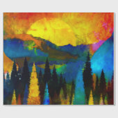 Sonnenuntergang Geschenkpapier (Flach)