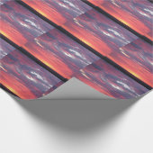 Sonnenuntergang Geschenkpapier (Ecke)