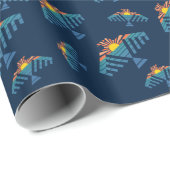 Sonnenuntergang Geschenkpapier (Rolleneckpunkt)