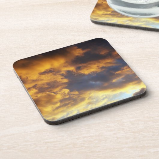 Sonnenuntergang Getränkeuntersetzer (Linke Seite)