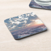 Sonnenuntergang Getränkeuntersetzer (Linke Seite)