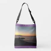 Sonnenuntergang-Gewohnheit ganz vorbei - drucken Tragetaschen Mit Langen Trägern (Rückseite)