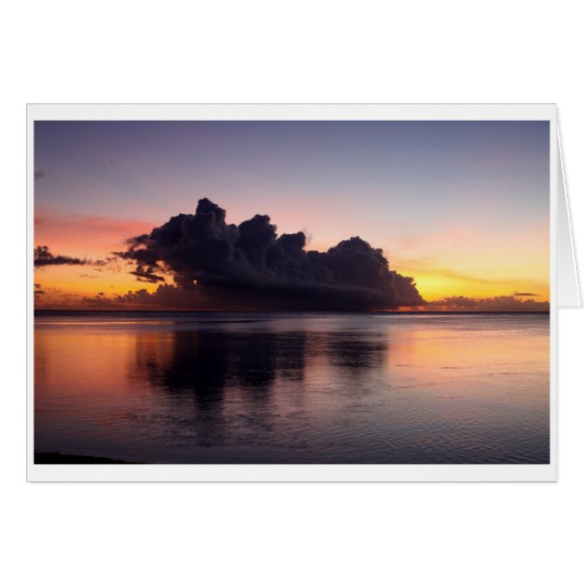 Sonnenuntergang Giftcard (Vorderseite (Horizontal))