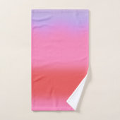 Sonnenuntergang glänzende Strahlung Badhandtuch Set (Handtuch)