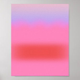Sonnenuntergang glänzende Strahlung Poster