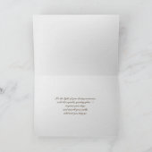 Sonnenuntergang glühen auf Wasser für Beileid Karte (Innenseite)