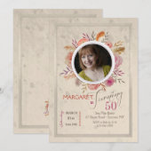 Sonnenuntergang-Glühen-Foto-Einladung Einladung (Vorne/Hinten)