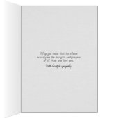 Sonnenuntergang Glühen in Wolken Beileid (Innen (Rechts))